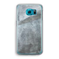 Grey Stone: Samsung Galaxy S6 Transparant Hoesje Grey Stone: Samsung Galaxy S6 Transparant Hoesje