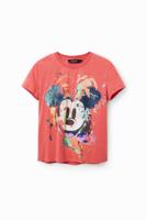 Arty T-shirt met Mickey Mouse - RED - M