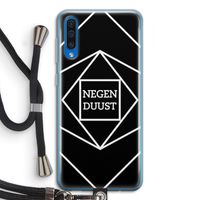 Negenduust geometrisch: Samsung Galaxy A50 Transparant Hoesje met koord Negenduust geometrisch: Samsung Galaxy A50 Transparant Hoesje met koord