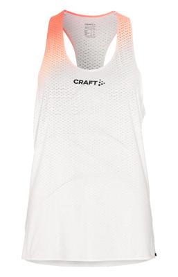 Craft Race Day hardloop singlet White/Multi dames M