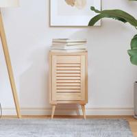 Kastdeur met lamellen 39,5x29,5 cm massief grenenhout