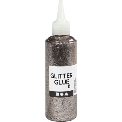 Creativ Company Glitterlijm zilver, 118ml