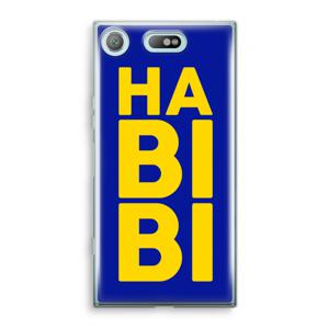 Habibi Blue: Sony Xperia XZ1 Compact Transparant Hoesje