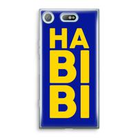 Habibi Blue: Sony Xperia XZ1 Compact Transparant Hoesje - thumbnail