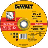 DeWalt Accessoires Extreme 2X Afbraamschijf METAAL 230 x 6.0 x 22,2mm - DT43919-QZ - DT43919-QZ - thumbnail