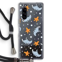Manta: Sony Xperia 5 Transparant Hoesje met koord