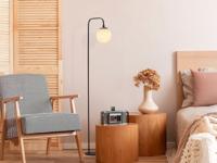 Staande lamp VALDERRAMA 1 lamp zwart