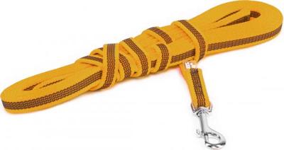 Lange lijn hond - Antislip - 14mm x 5m - Met handvat - Oranje