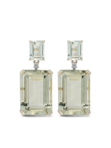 Mateo boucles d'oreilles pendantes en or 14ct