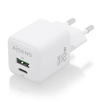 Oplader Aisens ASCH-20W2P010-W Wit 20 W (1 Stuks)