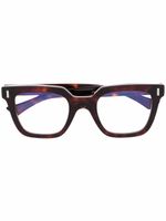 Cutler & Gross lunettes de vue à monture carrée - Marron
