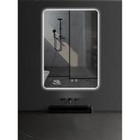 Badkamerspiegel Aloni Queen | 60x80 cm | Rechthoekig | Indirecte LED verlichting | Touch button | Met spiegelverwarming