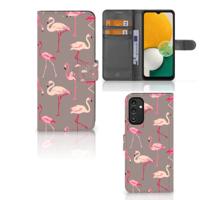 Samsung Galaxy A14 5G | Telefoonhoesje | Met pasjeshouder | Flamingo