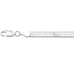 TFT Armband Zilver Gourmet Plat 4,5 mm 19 cm