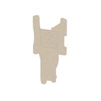 Weidmüller 2485980000 Afsluitplaat Beige 50 stuk(s)