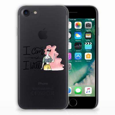iPhone SE 2022 | SE 2020 | 8 | 7 Telefoonhoesje met Naam i Can iPhone SE 2022 | SE 2020 | 8 | 7 Telefoonhoesje met Naam i Can