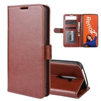 Voor OPPO RENO2 R64 textuur één fold horizontale Flip lederen draagtas met houder & kaartsleuven & portemonnee (bruin)