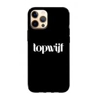 Topwijf Zwart: iPhone 12 Pro Max Tough Case