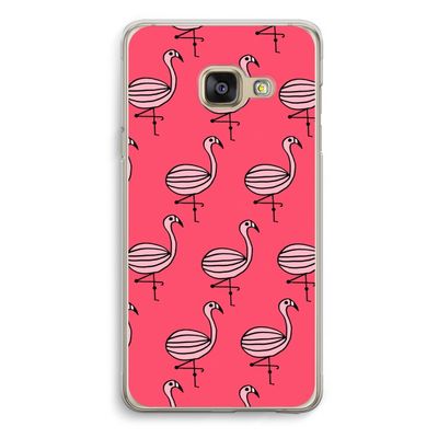Flamingo: Samsung A3 (2017) Transparant Hoesje