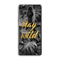 Stay wild: Sony Xperia Pro-I Transparant Hoesje