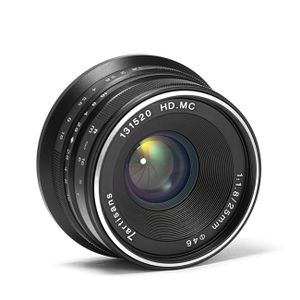 7artisans 25mm F/1.8 MFT zwart