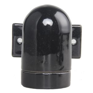 Wandarmatuur opbouw Waly zwart E27 fitting Perluci