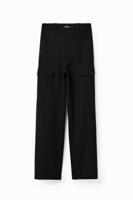 Basic cargobroek - BLACK - XS