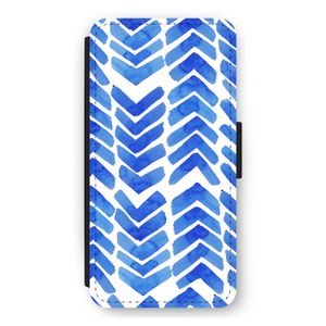 Blauwe pijlen: iPhone 12 Pro Max Flip Hoesje