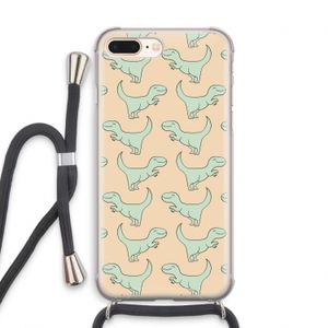 Dinos: iPhone 7 PLUS Transparant Hoesje met koord