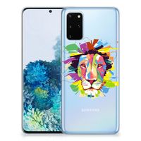 Samsung Galaxy S20 Plus Telefoonhoesje met Naam Lion Color