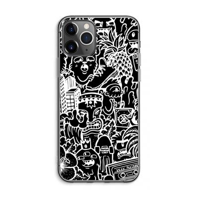 Vexx Black Mixtape: iPhone 11 Pro Max Transparant Hoesje