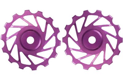 Novaride - Keramische Derailleur Wieltjes MTB 14T Paars Novaride - Keramische Derailleur Wieltjes MTB 14T Paars