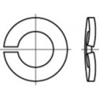 TOOLCRAFT 105788 Veerring Binnendiameter: 5.1 mm DIN 128 Verenstaal 100 stuk(s)