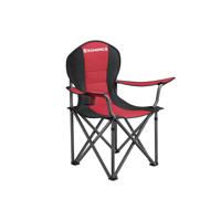 Met schuim gevoerde campingstoel met flessenhouder, Rood / 90 x 55 x 102 cm (L x B x H)