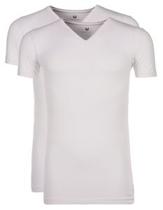 Cavello T-shirt Wit v hals-S