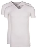 Cavello T-shirt Wit v hals-S - thumbnail
