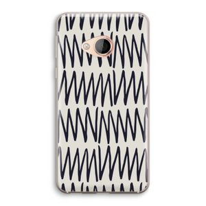 Marrakech Zigzag: HTC U Play Transparant Hoesje