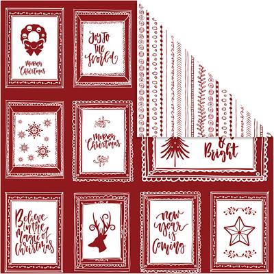 Vivi Gade Design papier, lijsten met tekst en doodles, vel 30,5x30,5 cm, 180 gr, 5 vel/ 1 doos