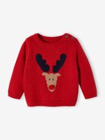 Baby kersttrui rood Baby kersttrui rood