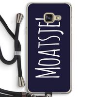 Moatsje!: Samsung Galaxy A3 (2016) Transparant Hoesje met koord