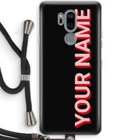 Namecase: LG G7 Thinq Transparant Hoesje met koord