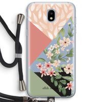 Sweet heaven geometrics: Samsung Galaxy J5 (2017) Transparant Hoesje met koord