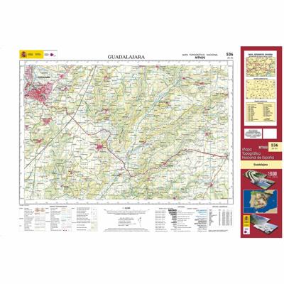 Topografische kaart 536 MT50 Guadalajara | CNIG - Instituto Geográfico Nacional1