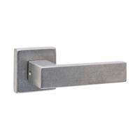 Intersteel Deurkruk Amsterdam met rozet 53x53x10mm RVS getrommeld Intersteel Deurkruk Amsterdam met rozet 53x53x10mm RVS getrommeld