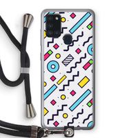 8-bit N°8: Samsung Galaxy A21s Transparant Hoesje met koord