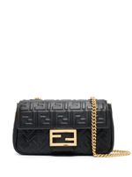 FENDI sac porté épaule Baguette Chain médium - Noir - thumbnail