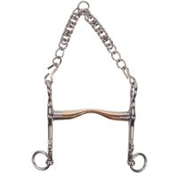 Harrys Horse Optimum GB dressuurstang zilver maat:12,5 - thumbnail