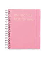 HEMA Fotoboek insteeketui met spiraal 22x17.5 roze