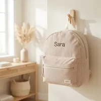 Rugzak Prêt Ridge and Row Beige