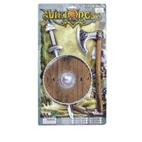 Viking/Ridder speelgoed set - zwaard/schild/bijl - accessoire set - kinderen - verkleedset